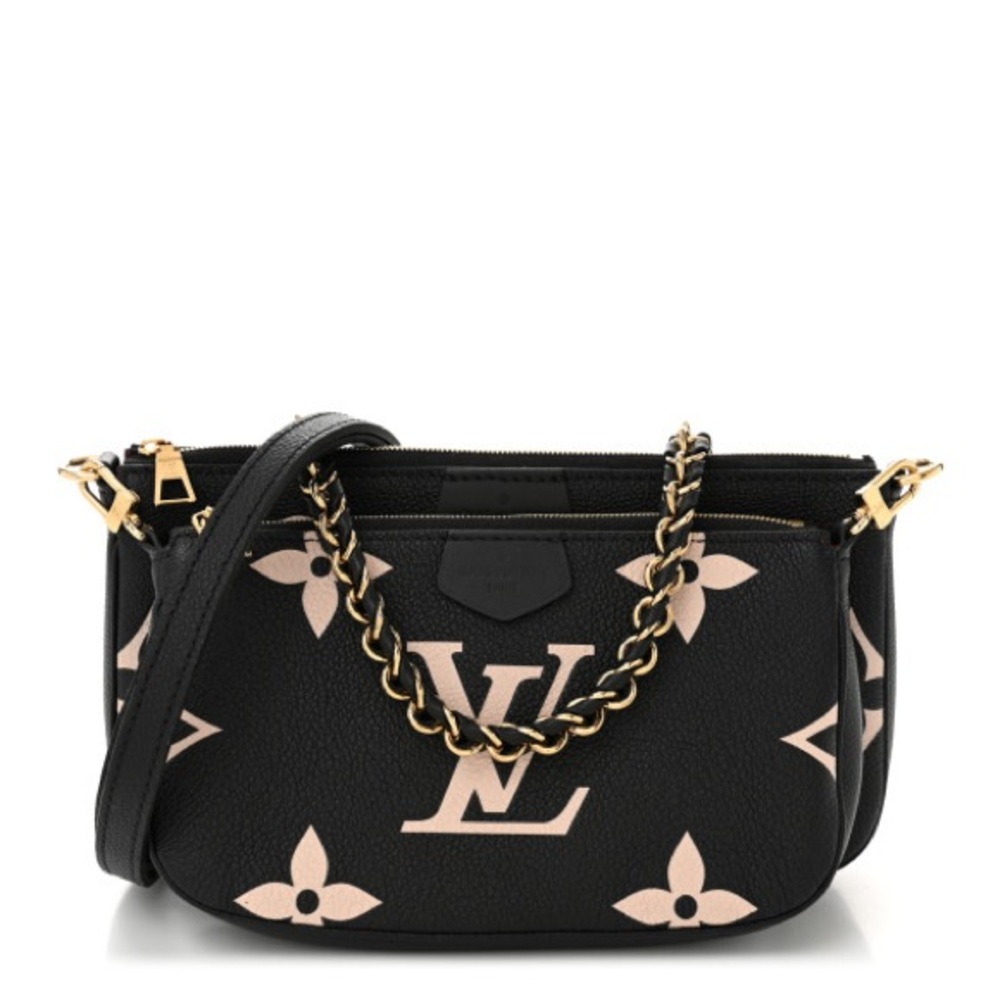 Louis Vuitton Multi-Pochette Accessoires Bicolor Monogram Empreinte Leather